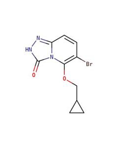 Astatech 6-BROMO-5-(CYCLOPROPYLMETHOXY)-[1,2,4]TRIAZOLO[4,3-A]PYRIDIN-3(2H)-ONE; 1G; Purity 95%; MDL-MFCD32661101